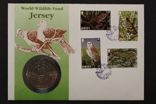 Jersey, Numisbrief, WWF, 1989