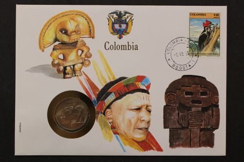 Kolumbien, Numisbrief vom 1.7.1986