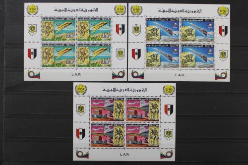 Libyen, MiNr. Block 26-28 A, postfrisch