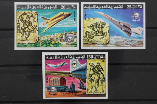 Libyen, MiNr. 584-586 B, postfrisch