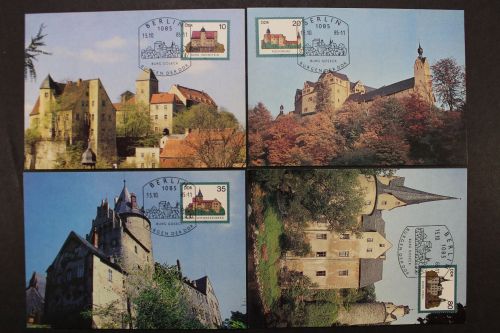 DDR, MiNr. 2976-2979, Maximumkarten