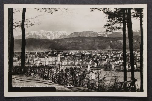 Klagenfurt, vom Karawankenblick mit Hochobir