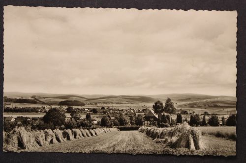 Katlenburg, Blick vom Weinberg auf Berka u. d. Harzberge