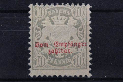 Bayern Porto, MiNr. 6, postfrisch