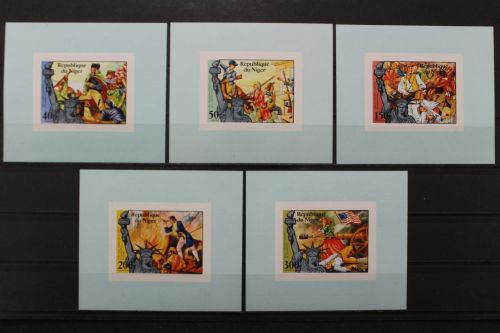 Niger, MiNr. 514-518 B, Einzelblöcke, postfrisch