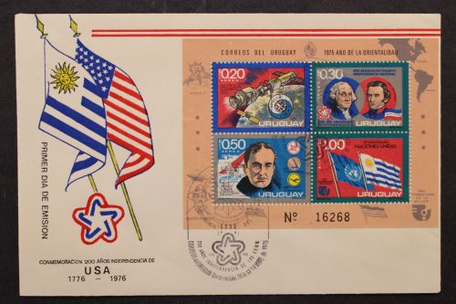 Uruguay, MiNr. Block 26, FDC
