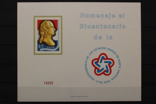Chile, MiNr. 857 Gedenkblatt