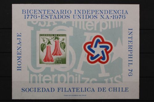 Chile, MiNr. 642, Gedenkblatt, postfrisch