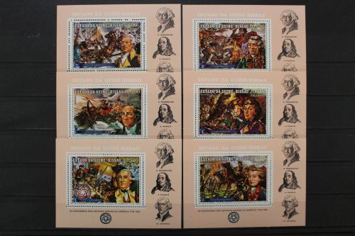 Guinea-Bissau, MiNr. Block 4-9 A, Einzelblöcke, postfrisch