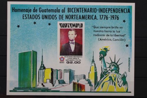 Guatemala, MiNr. Block 21, postfrisch