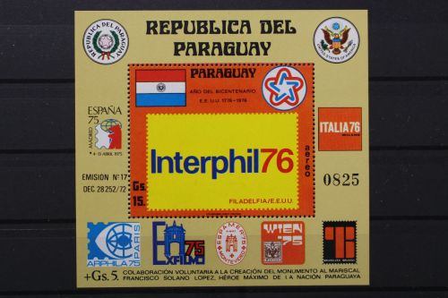 Paraguay, MiNr. Block 275, postfrisch