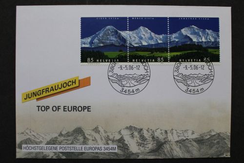 Schweiz, MiNr. 1966-1968 Dreierstreifen, FDC