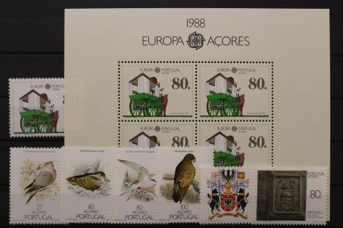 Azoren, MiNr. 390-396, Jahrgang 1988, postfrisch