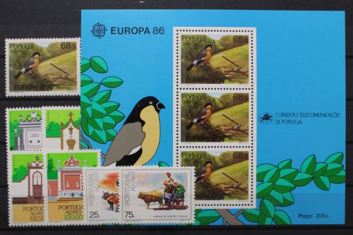 Azoren, MiNr. 376-382, Jahrgang 1986, postfrisch