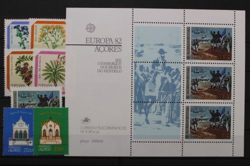 Azoren, MiNr. 349-355, Jahrgang 1982, postfrisch