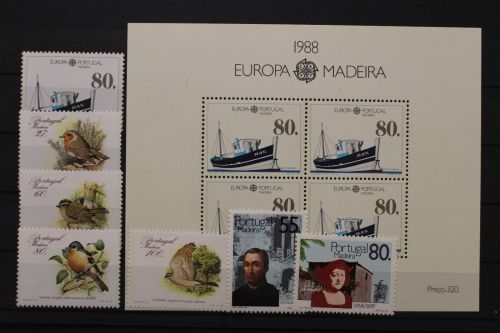 Madeira, MiNr. 118-124, Jahrgang 1988, postfrisch