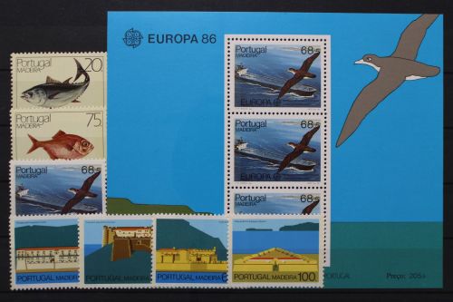 Madeira, MiNr. 104-110, Jahrgang 1986, postfrisch