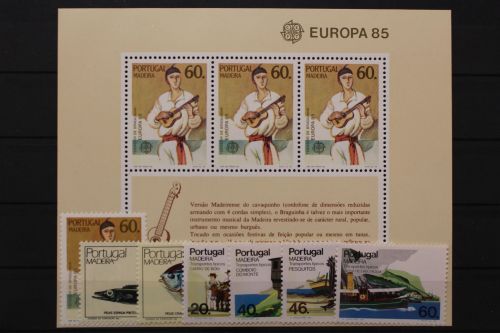 Madeira, MiNr. 97-103, Jahrgang 1985, postfrisch