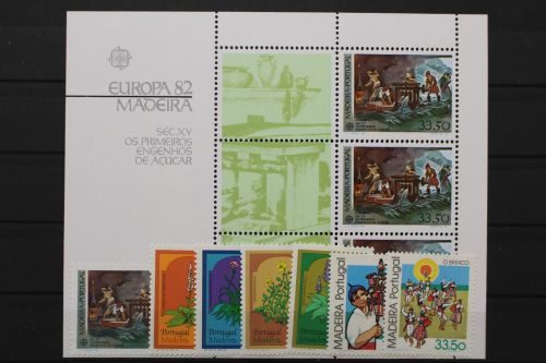Madeira, MiNr. 77-83, Jahrgang 1982, postfrisch