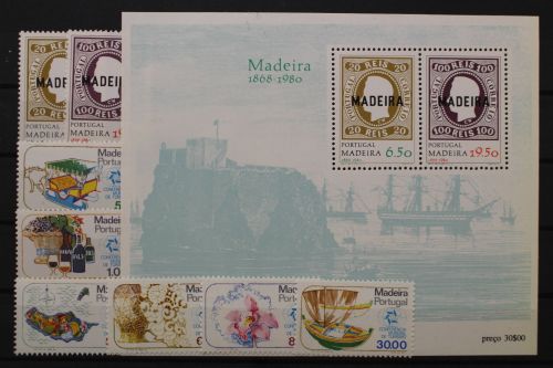 Madeira, MiNr. 62-69, Jahrgang 1980, postfrisch