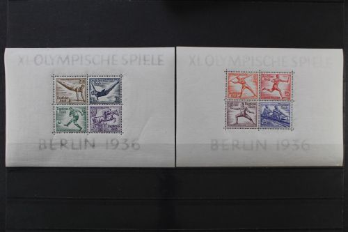 Deutsches Reich, MiNr. Block 5 + 6, postfrisch