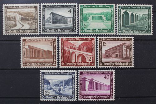 Deutsches Reich, MiNr. 634-642, postfrisch