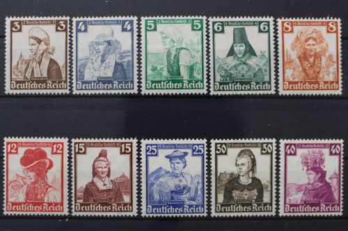 Deutsches Reich, MiNr. 588-597, postfrisch