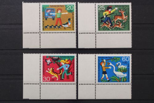 Deutschland (BRD), MiNr. 711-714 Ecken links unten, postfrisch