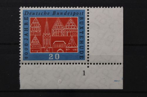 Deutschland (BRD), MiNr. 312 Ecke rechts unten, FN 1, postfrisch