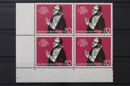 Deutschland (BRD), MiNr. 301 Viererblock Ecke links unten, postfrisch