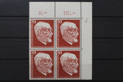 Deutschland (BRD), MiNr. 276 Viererblock Ecke rechts oben, postfrisch