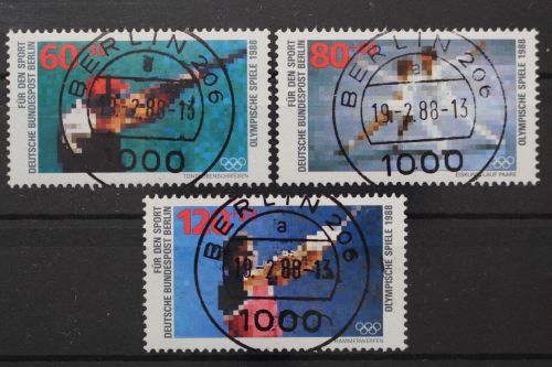 Berlin, MiNr. 801-803, zentrisch Berlin 206, gestempelt