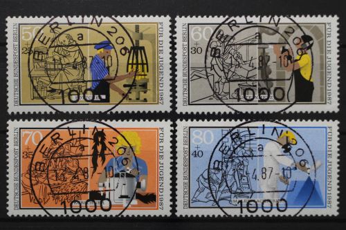Berlin, MiNr. 780-783, zentrisch Berlin 206, gestempelt