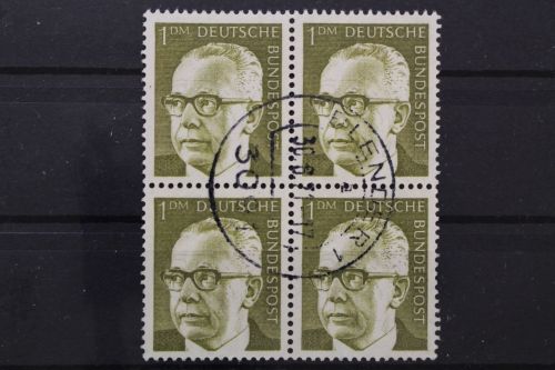 Deutschland (BRD), MiNr. 644 Viererblock, gestempelt