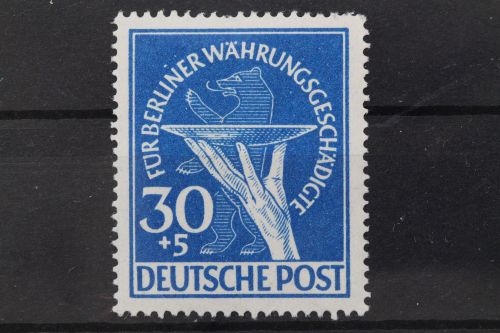 Berlin, MiNr. 70 PF I, Falz