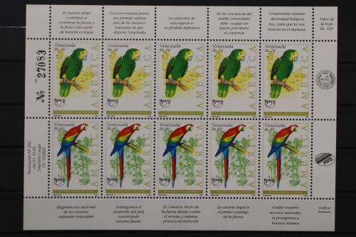 Venezuela, MiNr. 2801-2802 Kleinbogen, postfrisch