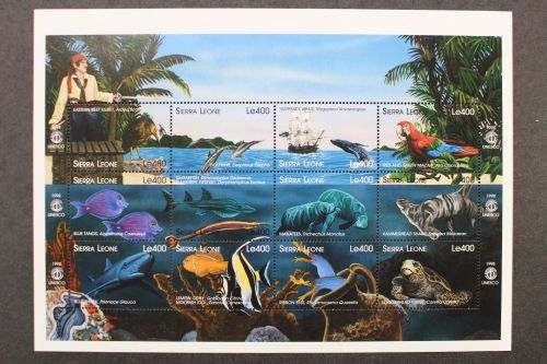 Sierra Leone, MiNr. 3113-3124 ZD-Bogen, postfrisch