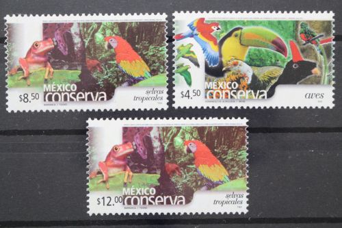 Mexiko, MiNr. 2967 + 2973 + 2980, postfrisch