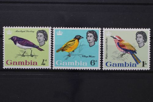 Gambia, MiNr. 175-177, postfrisch