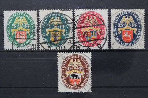Deutsches Reich, MiNr. 425-429, gestempelt