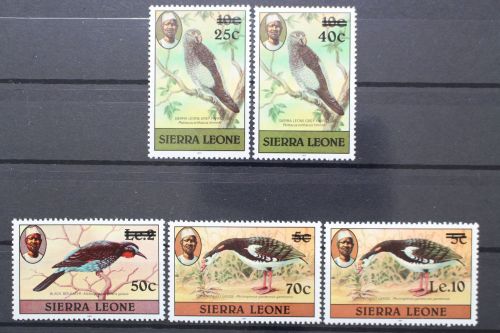 Sierra Leone, MiNr. 759-763, postfrisch