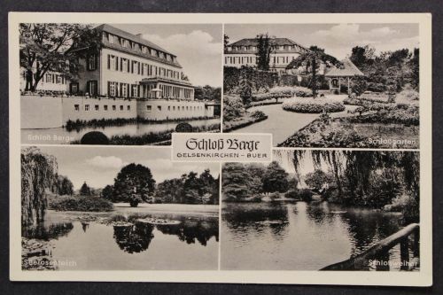 Gelsenkirchen - Buer, Schloß Berge, Schloßgarten, Schloßweiher, Teich