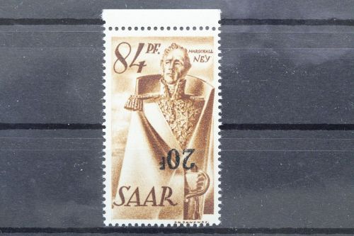 Saarland, MiNr. 237 II KF, Fotoattest Ney