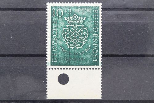 Deutschland (BRD), MiNr. 121 Probedruck mit Wasserzeichen, postfrisch