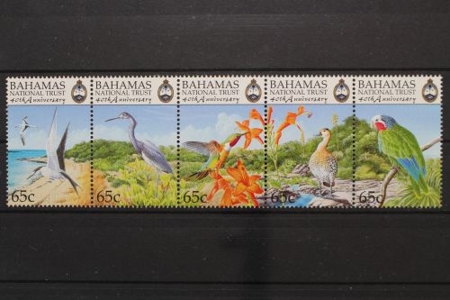 Bahamas, MiNr. 1022-1026 Fünferstreifen, postfrisch