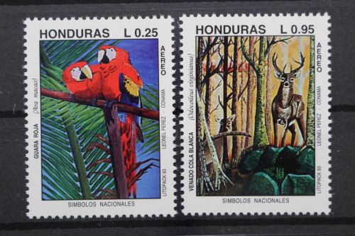 Honduras, MiNr. 1188-1189, Vögel, postfrisch