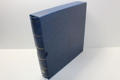 Leuchtturm, blauer Klemmbinder incl. Kassette