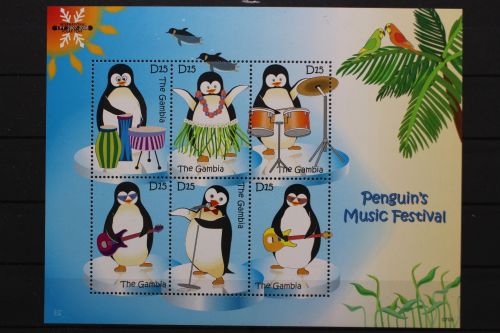 Gambia, MiNr. 5744-5749 Kleinbogen, postfrisch