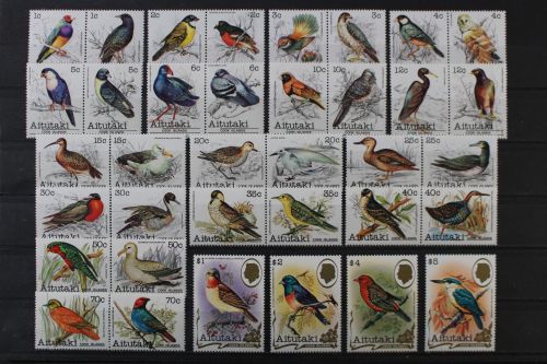 Aitutaki, MiNr. 370-405, 16 Paare, postfrisch