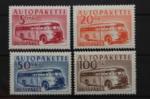 Finnland Autopaketmarken, MiNr. 6-9, postfrisch